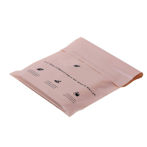 100% Compostable Sustainable Cornstarch Custom Logo Biodegradable Clear Self Adhesive Garment Cloth Apparel <strong>Bags</strong> for Packaging - Product Image 1