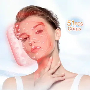 Masque Facial de thérapie Led en Silicone léger 4 couleurs, rajeunissement de la peau, masque de beauté Facial Anti-âge