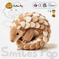 Boneka Pangolin Custom, Mainan Boneka Custom, Bahan Aman Non-Toksik, Hewan Boneka Isi Dakron, Bersertifikat CE UKCA, Mainan Lembut untuk Anak, Cocok untuk Souvenir