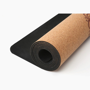 Tapis de Yoga en <span class=keywords><strong>liège</strong></span> de bois, 5mm, Double couche, antidérapant, non toxique, vente en gros - Product Image 4
