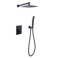 Nouveau modèle Ensemble thermostatique deux fonctions Douche à eau chaude Robinet pommeau de douche pluie