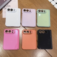 Coque de téléphone en verre effet glace couleur unie de luxe pour iPhone avec protection d'objectif double et protection antichoc de la charnière