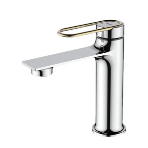 Robinet chaud/froid pour lavabo de comptoir domestique, évier de lavage du visage, évier de lavage des légumes dédié, exportation tout en cuivre - Product Image 1