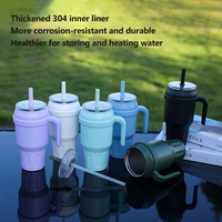 REDUCE Cold-1 2.0 Gourde isotherme moderne en acier inoxydable, anti-fuite, compatible lave-vaisselle, compatible porte-gobelet, 40oz OG Lilac Bud Travel