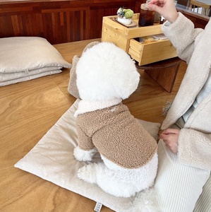 เสื้อโค้ทขนแกะไซส์เล็กสำหรับสัตว์เลี้ยง XS-XL เสื้อโค้ทขนแกะ<span class=keywords><strong>ขน</strong></span>ยาวสำหรับฤดูหนาว - Product Image 6