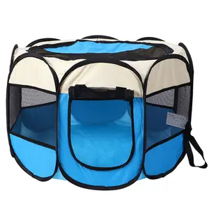 JWS-097 Portable camping pet tent cat bed tent waterproof dog playpen pop up tent outdoor