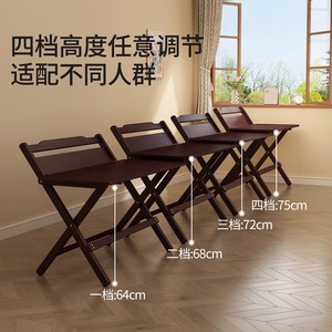 <b>Foldable</b> bamboo <b>desk</b>, study table, no installation required, suitable for <b>small</b> apartments, students, and home use, movable - Product Image 5