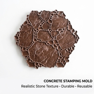 Molde Decorativo de Poliuretano para Estampado de Concreto con Molde de Silicona para Pavimento, Entrada de Vehículos, Patio, Jardín y Suelo - Product Image 2