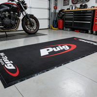 Tapis de garage pour moto en nylon imprimé sur mesure, tapis d'atelier de course robuste, antidérapant, imperméable, adapté aux animaux domestiques, revêtement de sol
