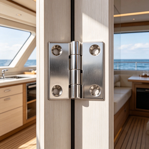 Venta al por mayor: Nueva bisagra de acero inoxidable 316 fundido con 4 orificios para puerta de camarote/botín de barco marino - Product Image 6
