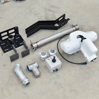 Canon à eau électrique automatique en alliage d'aluminium pour la suppression de la poussière, pulvérisateur pour camion-citerne
