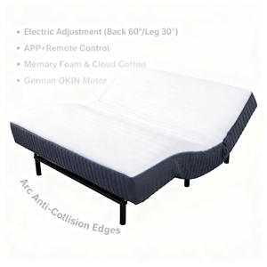 Colchón de Espuma Viscoelástica Inteligente con Funda Extraíble, Diseño Moderno, Hipoalergénico, Transpirable, Ecológico, Firmeza Personalizable, para Dormitorio - Product Image 4