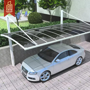 Cochera Exterior para Automóvil, Techo de Aluminio para Protección Solar, <span class=keywords><strong>Garaje</strong></span> de Aluminio, Cochera para Automóvil, Cochera Adjunta - Product Image 4