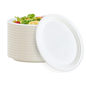 Đĩa Giấy Trắng Không Tráng Dùng Một Lần Khay Giấy 9 Inch Tùy Chỉnh Cho Bữa Tiệc - Product Image 4