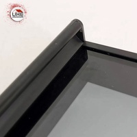 Nouveaux Profils de Portes en Verre avec Cadre en Aluminium avec Personnalisation de la Poignée Armoire de Cuisine pour Fenêtres et Portes