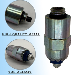 Nouveau solénoïde de coupure de rechange pour moteurs <span class=keywords><strong>JCB</strong></span>/Perkins – Corrige les problèmes de démarrage et d'arrêt – Course de piston précise – Ajustement direct - Product Image 3