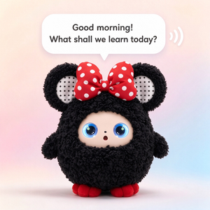 Ratón de Peluche Interactivo con IA Personalizado, Mascota Electrónica con Pantalla LCD y Lazo, Juguete de Peluche Suave para Niños, Regalo al por Mayor - Product Image 1