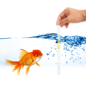 แถบทดสอบน้ำสำหรับตู้ปลาที่มีความแม่นยำ6in1สำหรับบ่อเลี้ยงปลา Betta บ่อภูมิทัศน์ทางน้ำ GH,KH, PH, NO2,<span class=keywords><strong>NO3</strong></span> - Product Image 3