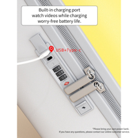 Valise trolley multifonctionnelle en ABS avec roulettes pivotantes, 20 pouces, séparation sec/humide, siège bébé, port USB, légère