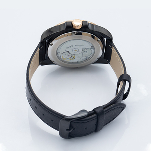 Venta caliente OEM ODM diseño de mapa <span class=keywords><strong>del</strong></span> mundo relojes de lujo luminoso doble zona horaria calendario reloj mecánico de acero inoxidable para los hombres - Product Image 6