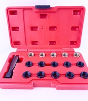 Meilleure vente, robinet à vis de bougie d'allumage de 14mm 16 pièces m14 * 1.25 outil de réparation de filetage de bougie d'allumage