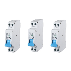 Disjoncteur miniature Gloca JX30-32 1P+N 6A 250V Courbe C Montage sur rail MCB - Product Image 1