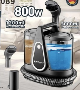 <span class=keywords><strong>Nettoyeur</strong></span> de tapis portable moderne 800W <span class=keywords><strong>et</strong></span> vapeuruse pour vêtements, double réservoir 2000ml, technologie d'aspiration puissante - Product Image 1