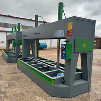 Presse à bois automatique à deux cylindres hydrauliques 50T, machines à travailler le bois, pressage à froid du placage de bois, machine à presser les panneaux de porte en bois à vendre