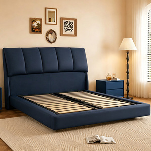 Upholstered Bed 1.8m Floating Frame Light Luxury Style With Soft Backrest Bedroom Furniture - Product Image 2