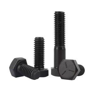 3/8 1/2 5/8 3/4 tornillo hexagonal UNC UNF negro/tornillo de cabeza hexagonal de rosca gruesa galvanizado - Product Image 1