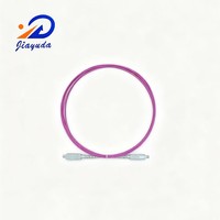 Elite Multimode OM4 1 Fiber Simplex Patch Cord Selectable LC SC ST FC Telco Network Grade 50/125um Jumper Cable