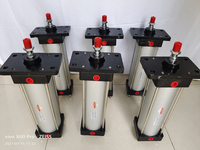 Cylindre pneumatique de la série SC/QGB/DNC, mini actionneur pneumatique de 3/4 pouce pour la métallurgie et les machines-outils, fabriqué en Chine