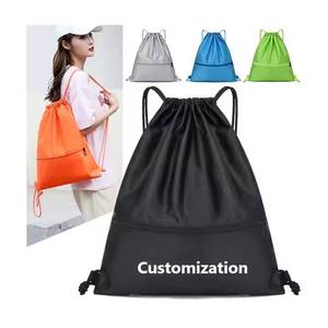 Customized Promotional Fashion Nylon Drawstring Cartoon Pattern Shopping Backpack with 20-38L Capacity for Outdoor Travel - Product Image 4