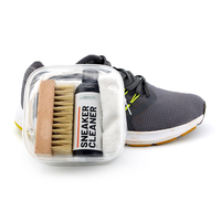 Vente en gros d'usine Nettoyeur de chaussures de voyage OEM Kit de nettoyage pour chaussures Kit d'entretien pour chaussures Nettoyeur de chaussures Brosse pour enlever les taches de chaussures