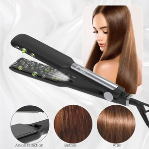 Lisseur à cheveux en céramique MCH à chauffage rapide 250 degrés, traitement à la kératine, fer plat en titane 480F pour usage professionnel en salon - Product Image 2