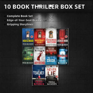 Colección de 10 Libros de la Serie Thriller, Novela de Ficción de Suspense Psicológico, Caja de Regalo Hecha de Papel Resistente para Adultos - Product Image 2