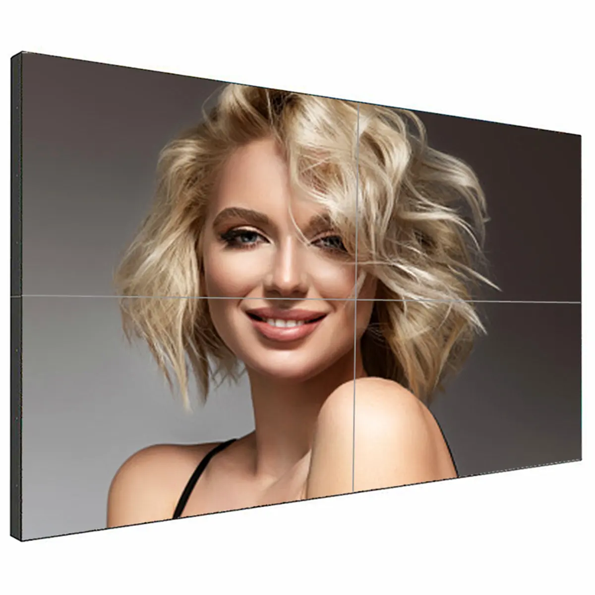 Tela parede lcd publicidade telas digitais videowall 4K 55 65 polegadas splicing tela sinalização display 2x2 3x3 painel HD controlador