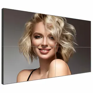 Écran mural lcd publicité écrans numériques videowall 4K 55 65 pouces épissage écran signalisation affichage 2x2 3x3 panneau contrôleur HD