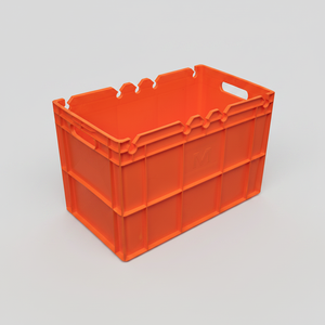 KE 5333 Etap Stackable Plastic Solid Retail Storage <b>Crate</b> for Online Shopping Logistics Turkey Origin - Product Image 2
