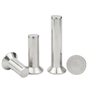 Rivets en acier inoxydable massif 304 à tête ronde, brillants, fabriqués en usine, prix d'usine - Product Image 1