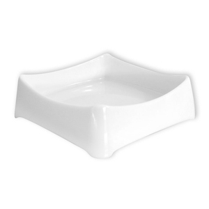 Hot sale melamine hot pot plastic square buffet plates stackable unbreakable plate meat dish