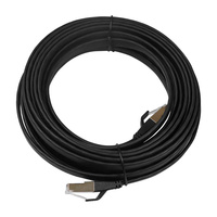 Câble Ethernet RJ45 plat blindé multi-couches Bochara plaqué or, mâle-mâle, pour modem, routeur, réseau LAN, 5m, 10m, 15m, 20m