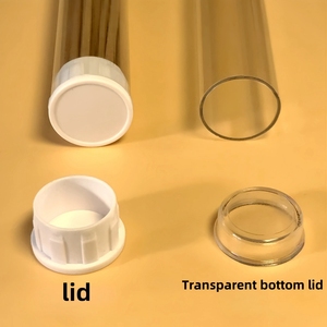 Tabung Kemasan Batang Kemenyan PC dengan Tutup Tabung Plastik Transparan Produk Tabung Plastik Berongga Bundar Kemasan Tabung Keras Transparan - Product Image 5
