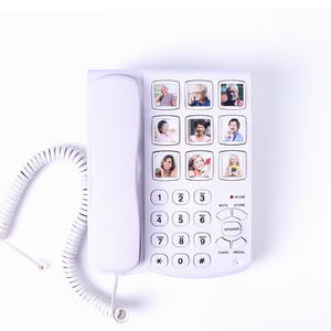 Téléphone à gros boutons pour téléphones terrestres pour personnes âgées malvoyantes Téléphone avec sonnerie extra forte Grands boutons faciles - Product Image 3