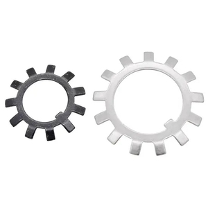 Rondelles de sécurité et <span class=keywords><strong>plaques</strong></span> de blocage DIN 5406 pour roulements à billes, joints d'arrêt pour écrous de blocage multi-dents - Product Image 1