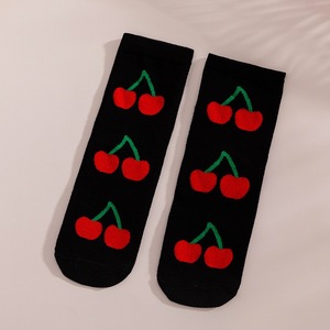 ถุงเท้าคู่รักอินเทรนด์ ลายเค้กน่ารัก ผ้าฝ้าย ความยาวครึ่งน่อง สไตล์ฮิปฮอป สเก็ตบอร์ด สตรีทแดนซ์ - Product Image 6