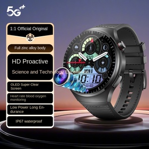 Pro 5G Smartwatch Với Màn Hình OLED IP67 Không Thấm Nước GPS Kích hoạt HD Máy Ảnh Video Cuộc Gọi Ứng Dụng Có Thể Tải 3 Silicone Dây Đeo Đồng Hồ - Product Image 5