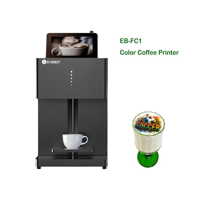 For EB-FC1 Color Coffee & Food Printer with XP600 Print Head Edible Ink Voice Control Wi-Fi for Cafe Latte Art