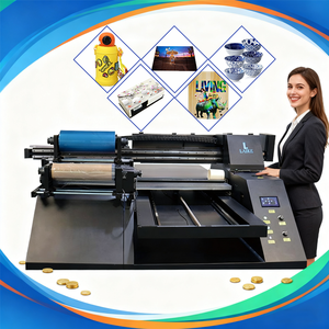 طابعة UV DTF ثلاثة في واحد متعددة الوظائف مع آلة تغليف مدمجة لطباعة الملصقات على أفلام AB المسطحة والملفوفة - Product Image 1