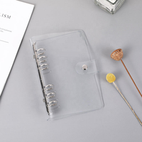 Carnet à 6 anneaux en PVC à paillettes sèches imprimé sur mesure, cadeaux pour filles, étudiants, Noël, promotionnel, couverture de carnet rechargeable